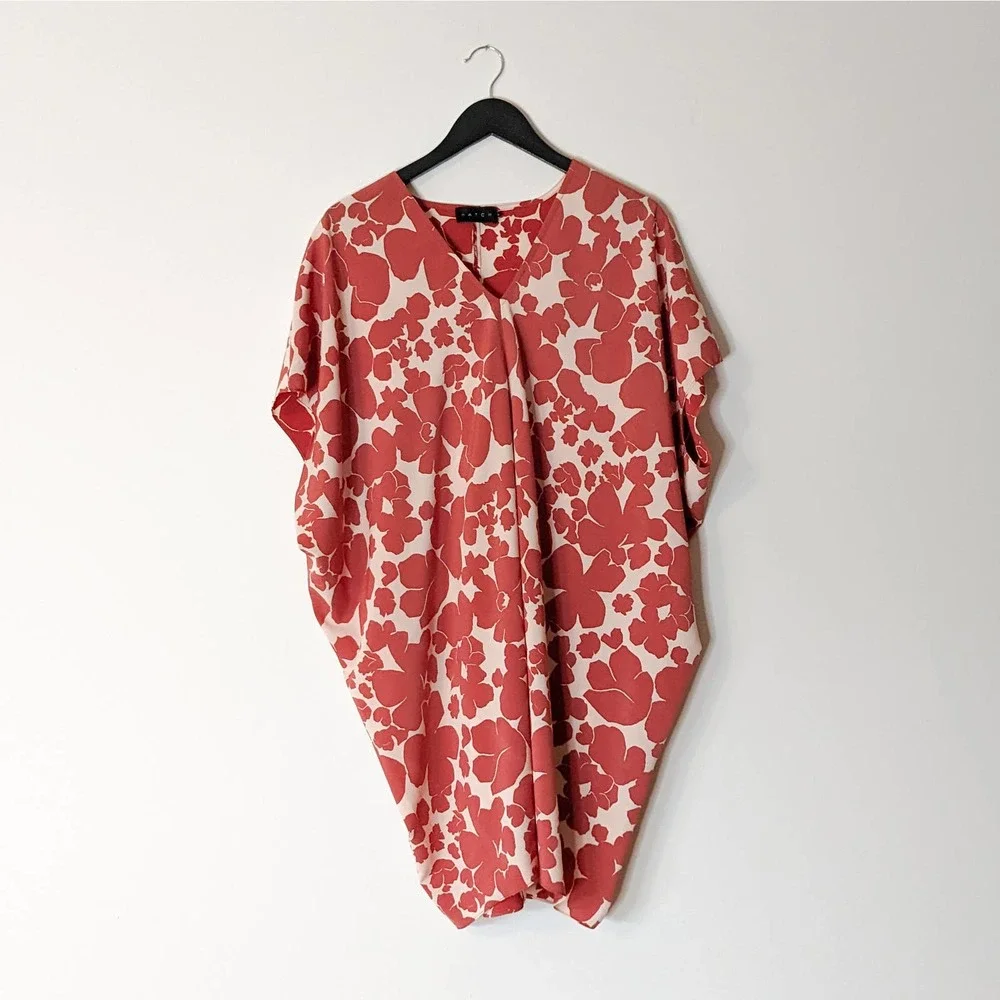 HATCH slouch dress, floral, petite - Picture 2 of 6